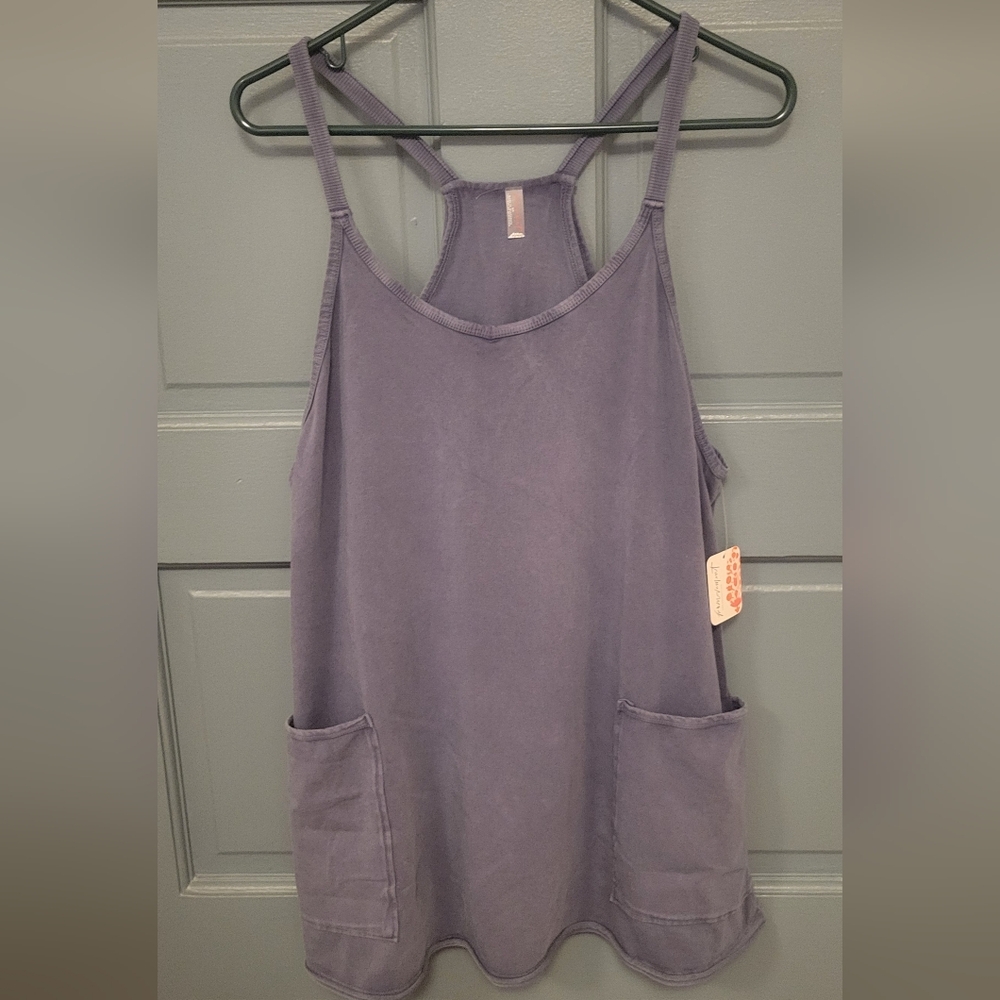 NWT Fp Movement Blue Indigo Hot Shot Mini Dress Size Small.